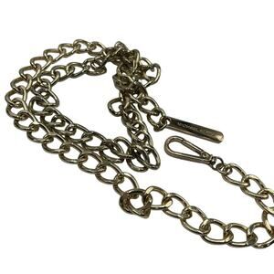 Michael kors necklace Belt.Women Chain Belt.Gold tone.Leigh 34".Made